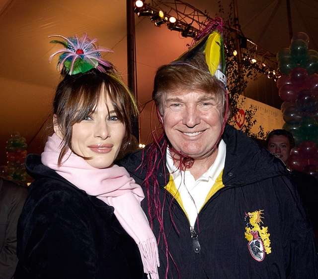 Як виглядали Дональд і Меланія Трамп на початку 2000-х - фото 137068