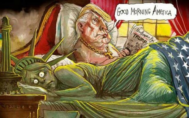 Карикатури на Трампа стали хітом соцмереж - фото 135883