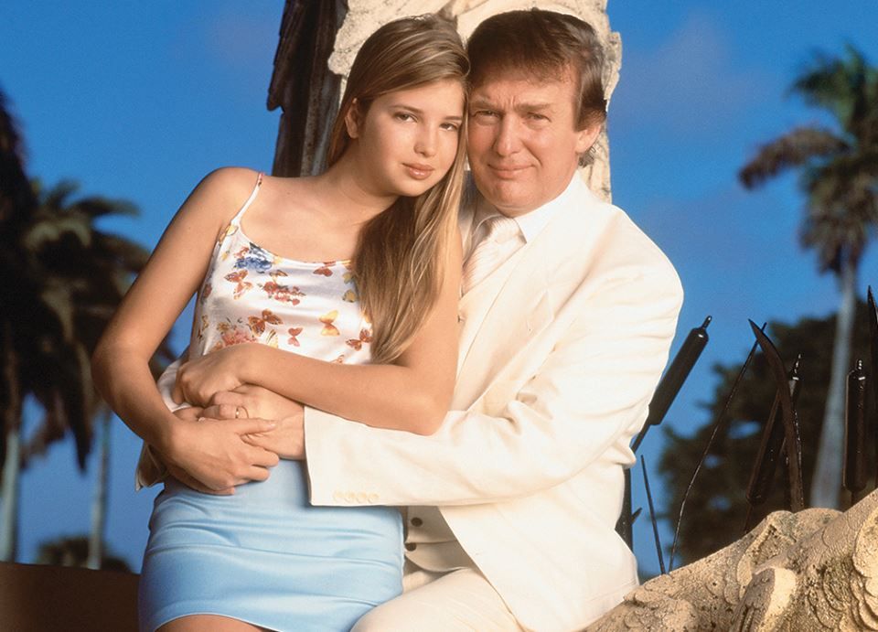 Мережу спантеличили неоднозначні фото Трампа з донькою