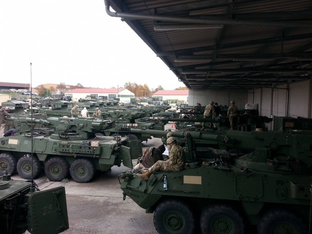 Для "стримування" Росії в Німеччину прибула бронетехніка зі США