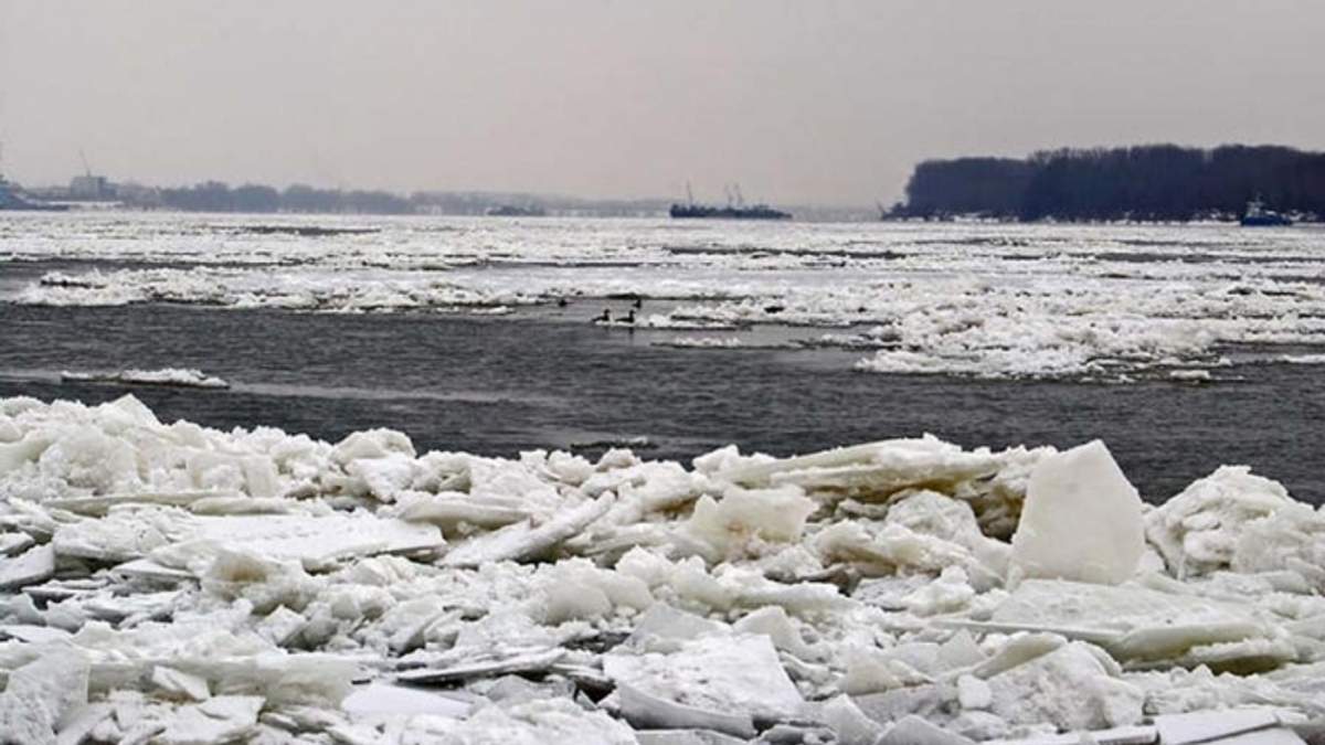 Як виглядає замерзлий Дунай - фото 1
