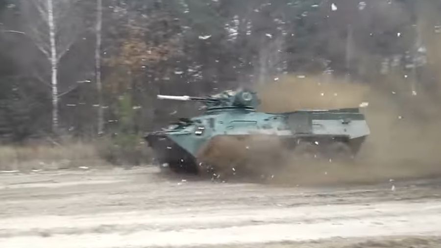 З’явилося ефектне відео випробувань нового українського БТРа