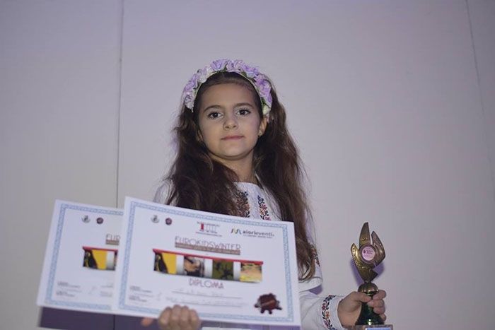 Маленька українка перемогла на пісенному конкурсі в Італії