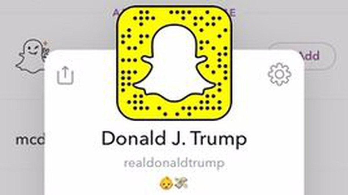 Акаунт Трампа у Snapchat - фото 1