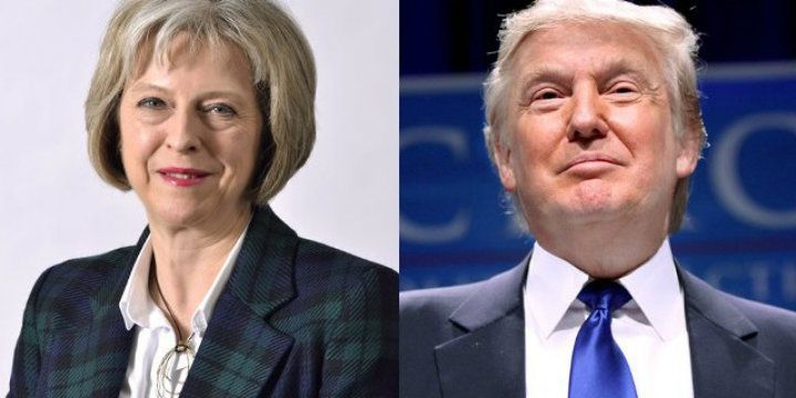 The Guardian опублікував сміливу карикатуру про зустріч Трампа і Мей