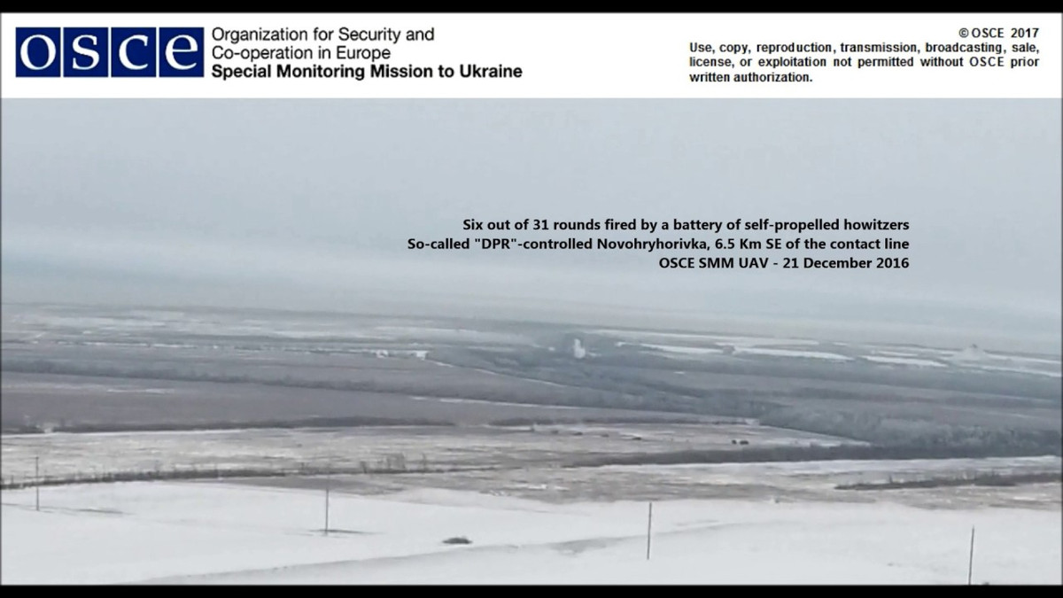 В ОБСЄ показали відео з обстрілу Світлодарська - фото 1