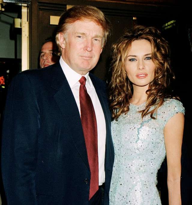 Як виглядали Дональд і Меланія Трамп на початку 2000-х - фото 137062