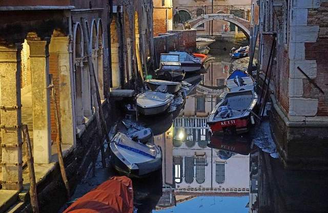 Фотограф показав Венецію під час відливу - фото 131300