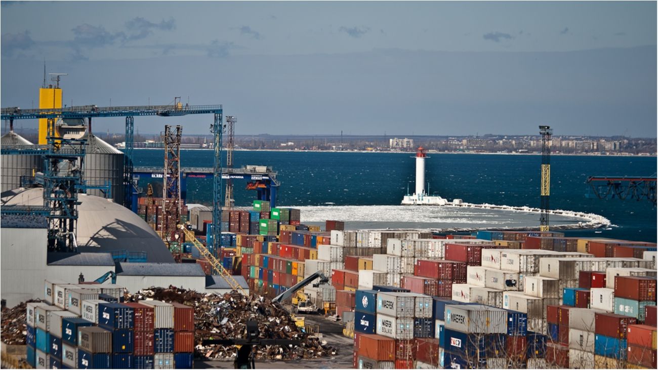 В Одеському порту почали будувати новий зерновий термінал