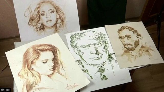 Новий "укроп": українець зробив портрет Трампа із зелені - фото 140891