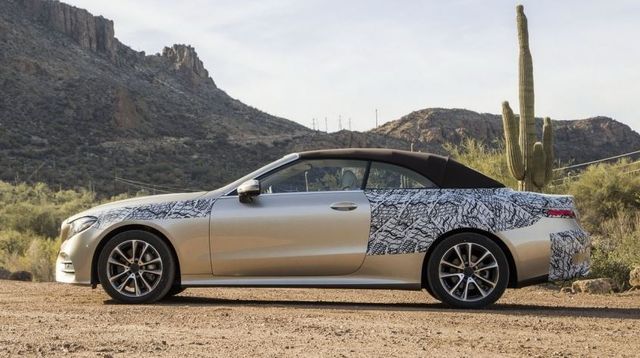 Як виглядає новий кабріолет Mercedes-Benz E-Class: ефектні фото - фото 146605
