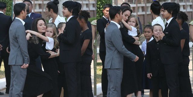 Джолі вперше з'явилася на публіці після розлучення - фото 144250