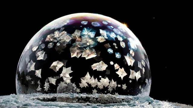 Дивовижна краса: як виглядає світ всередині бульбашки - фото 140158