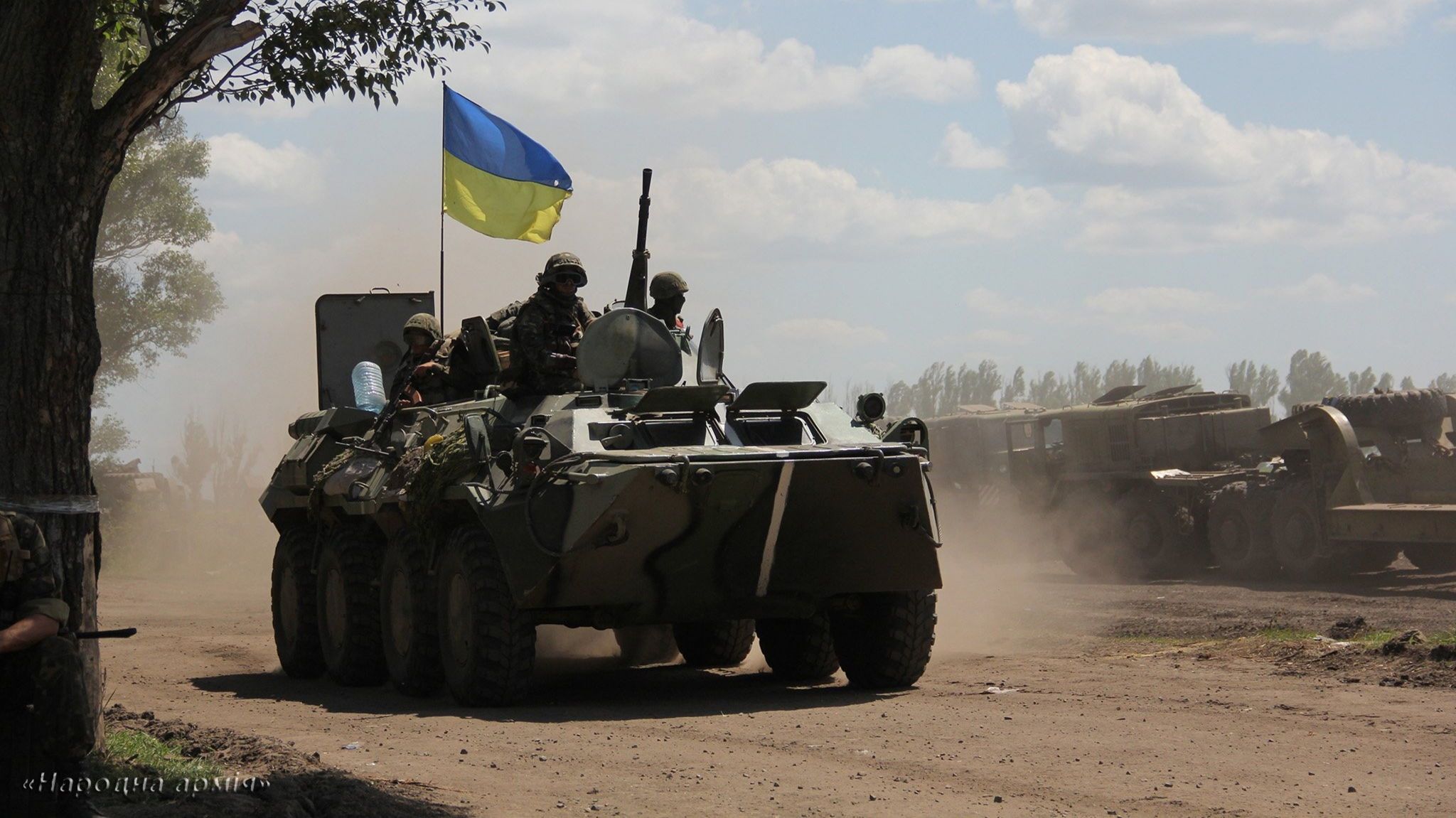 Український боєць показав, як знищують БМП бойовиків