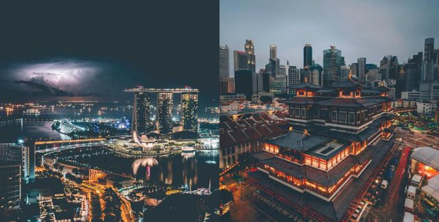 Як виглядає Сінгапур у нічних вогнях: казкові фото - фото 146756