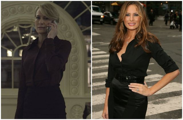 Меланія Трамп скопіювала образ героїні відомого серіалу - фото 140128