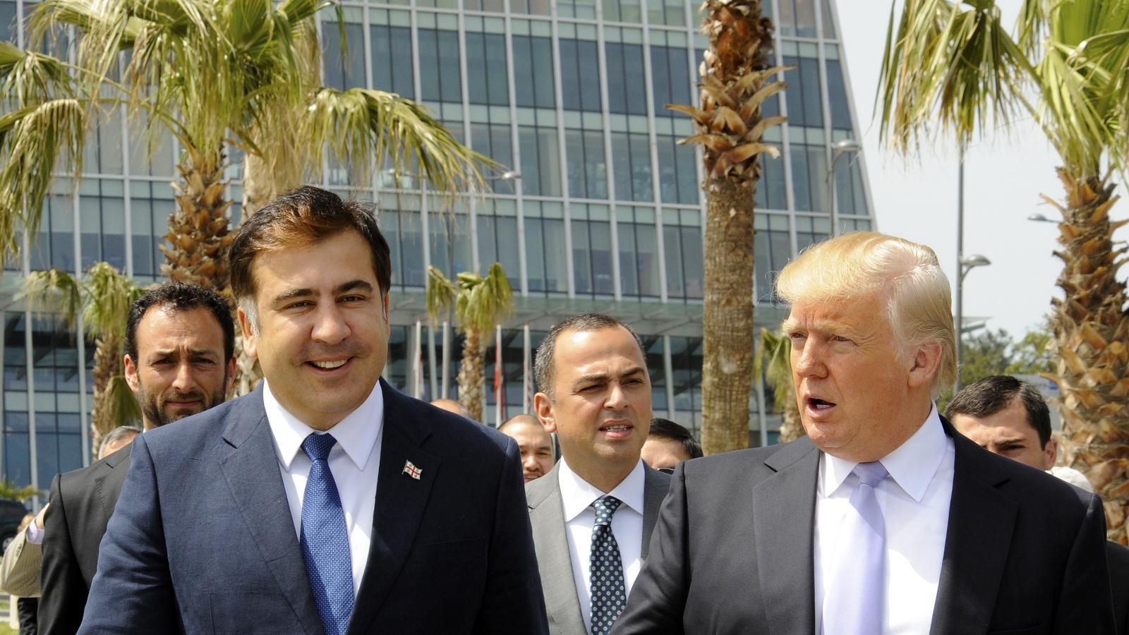 Саакашвілі розказав про свої стосунки з Трампом - фото 1