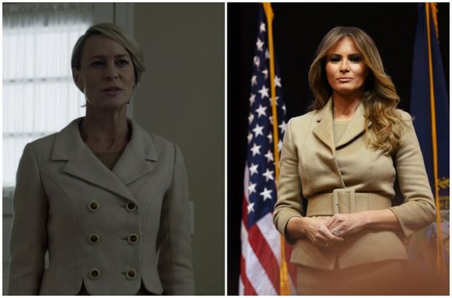 Меланія Трамп скопіювала образ героїні відомого серіалу - фото 140133