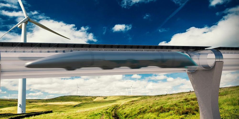 Потяг майбутнього: з'явилося панорамне відео поїздки Hyperloop