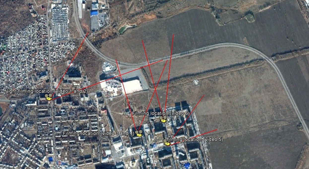 Місця, звідки стріляли терористи - фото 1