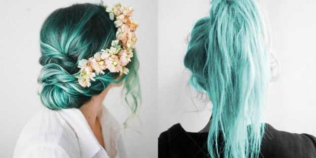 Майже трава: незвичайний колір волосся став хітом у Pinterest - фото 143018