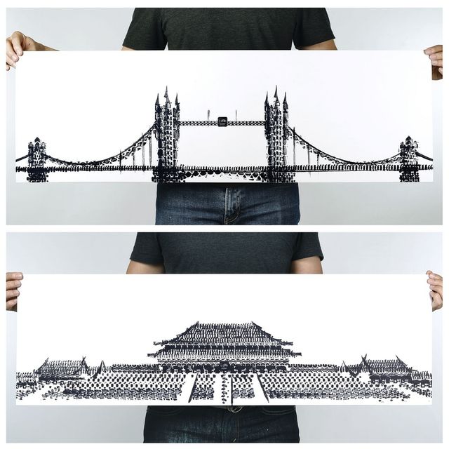 Як виглядають картини, створені за допомогою велосипеда - фото 140707