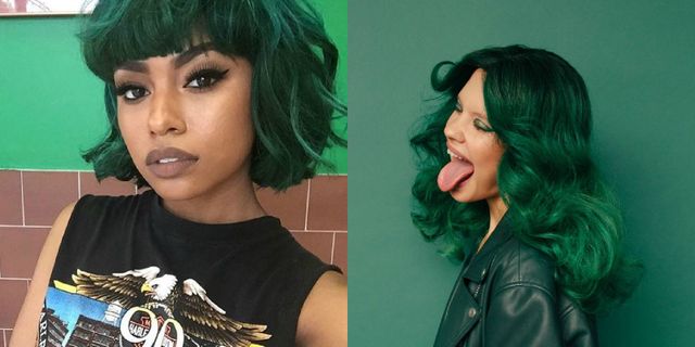 Майже трава: незвичайний колір волосся став хітом у Pinterest - фото 143019