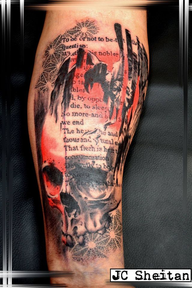 Цей хлопець створює шедевральні татуювання своїм протезом - фото 152434