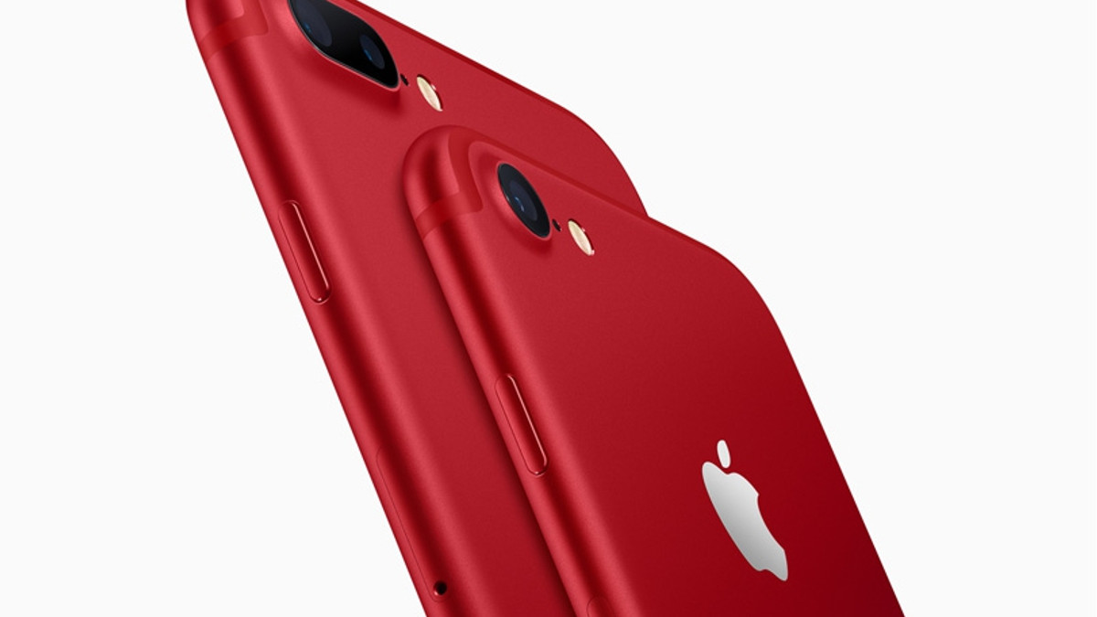 Apple представила червоний iPhone 7 - фото 1