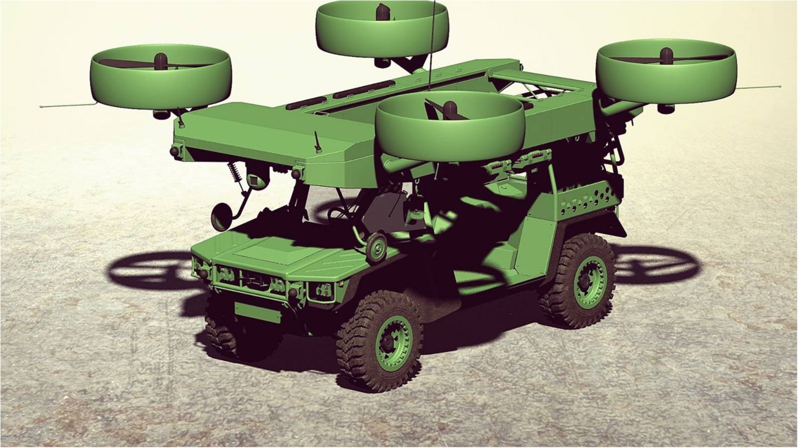 Українці представили концепт літаючої бронемашини: фотофакт