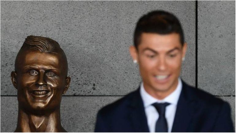 Автор курйозного бюста Роналду пафосно прокоментував свою роботу