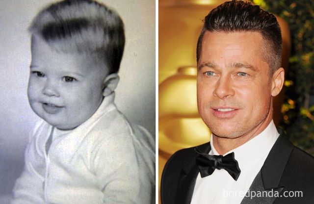 Кумедні дитячі фото голлівудських зірок, де їх не впізнати - фото 150896