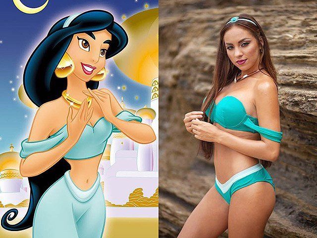 Створено жіночу білизну в стилі діснеївських принцес: ефектні фото - фото 152339