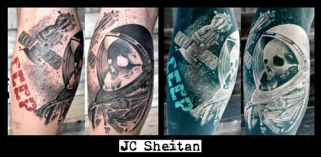 Цей хлопець створює шедевральні татуювання своїм протезом - фото 152431