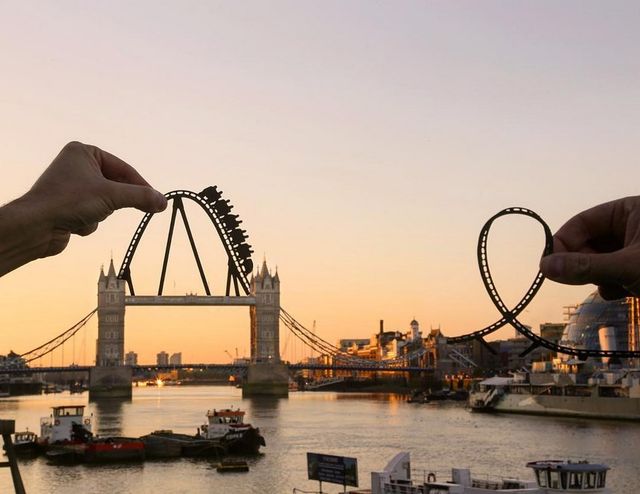 Британець трансформує відомі місця у мистецтво: ефектні фото - фото 155898