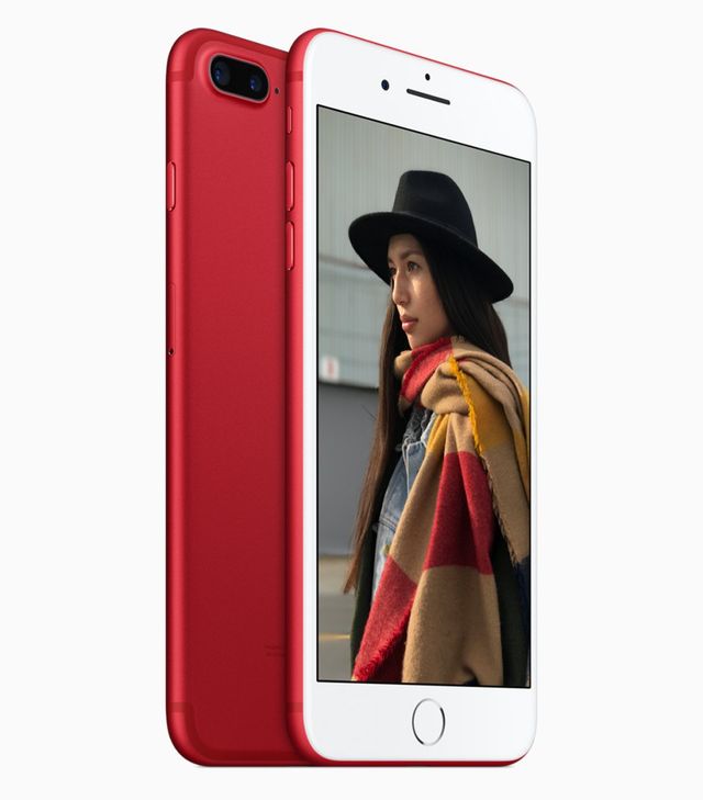 Apple представила червоний iPhone 7 - фото 153446