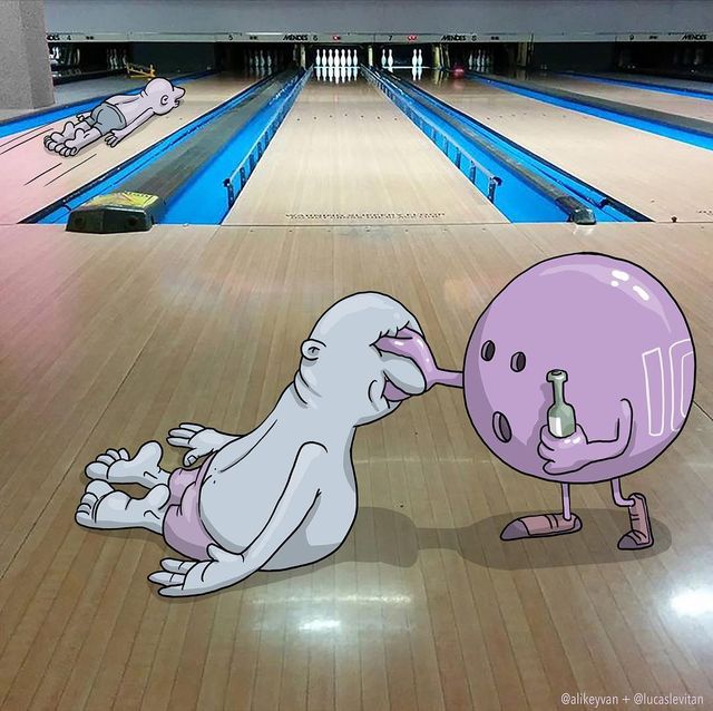 Більш ніж фото: ілюстратор "стібеться" над публікаціями в мережі - фото 150746