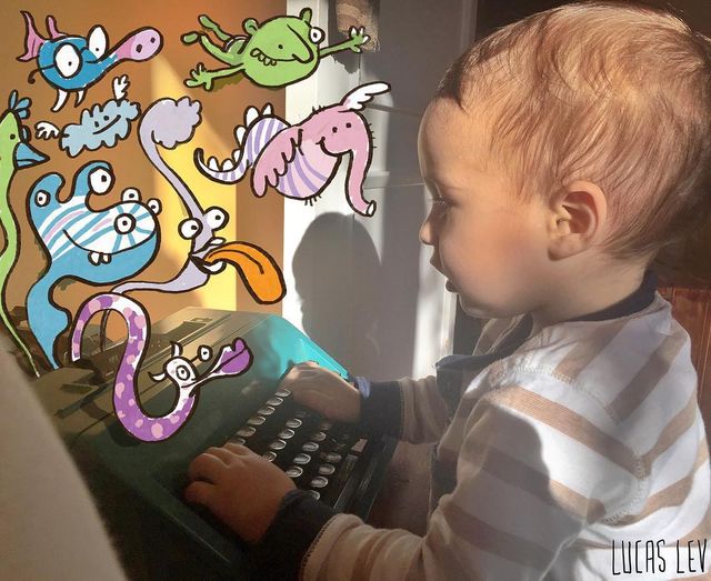 Більш ніж фото: ілюстратор "стібеться" над публікаціями в мережі - фото 150744