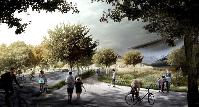 Google будує нову штаб-квартиру: фото масштабного проекту - фото 151647