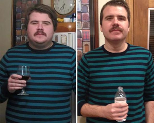 Неймовірні перевтілення людей, які перестають вживати алкоголь - фото 150293