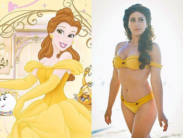 Створено жіночу білизну в стилі діснеївських принцес: ефектні фото - фото 152340