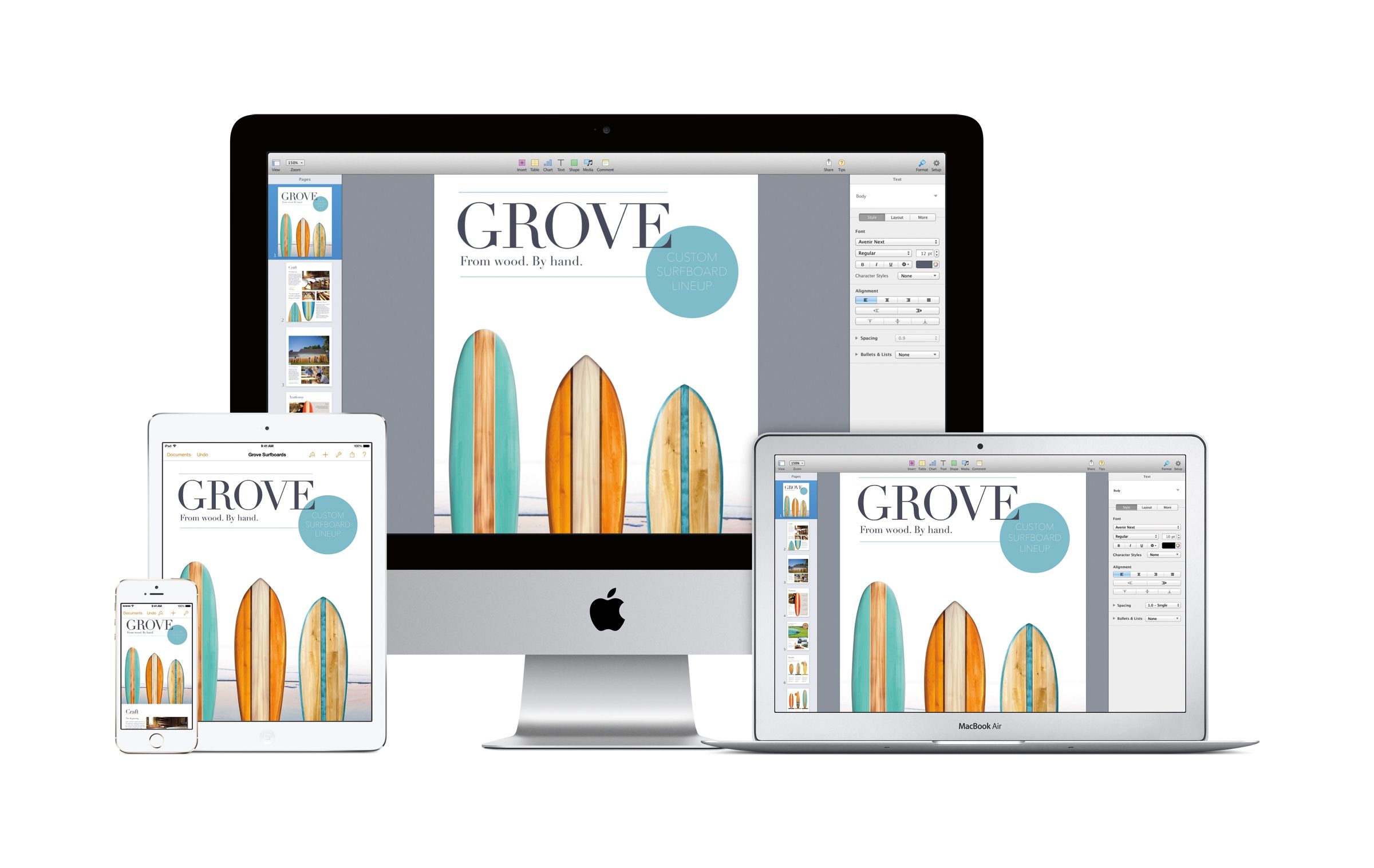 Пакет офісних програм Apple iWork отримав суттєве оновлення