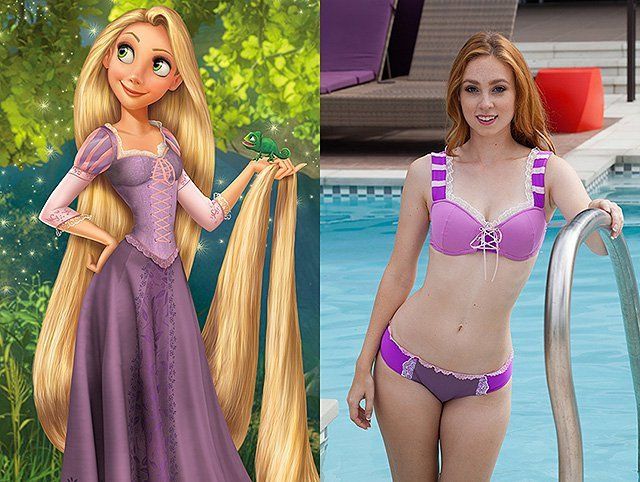 Створено жіночу білизну в стилі діснеївських принцес: ефектні фото - фото 152342