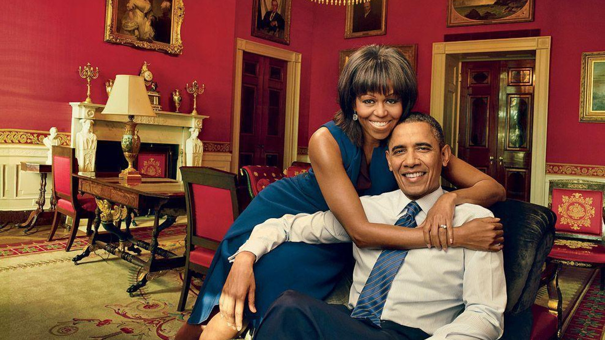 Містер і місіс Обама, квітень 2013 року - фото 1