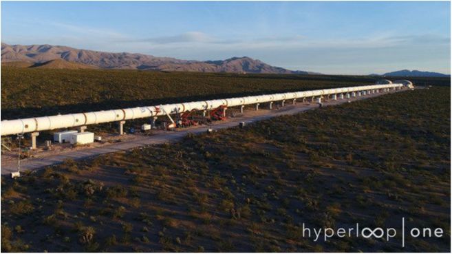 Транспорт майбутнього! Hyperloop One добудувала першу тестову трасу