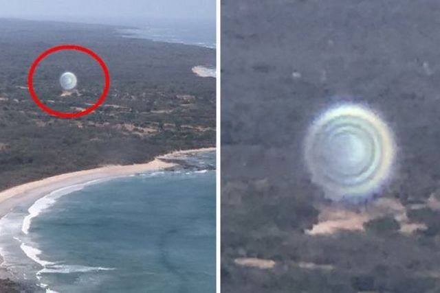 "Повітряні" туристи зустріли у небі привид НЛО! - фото 161892