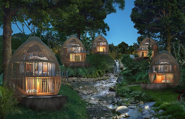 У Таїланді відкрився бамбуковий готель - фото 161555