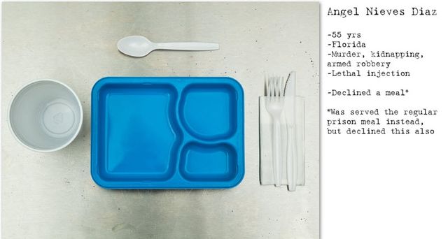 Як виглядала остання трапеза приречених на смертний вирок - фото 160427