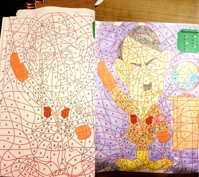 У Голландії магазин продавав розмальовки із зображенням Гітлера: фотофакт