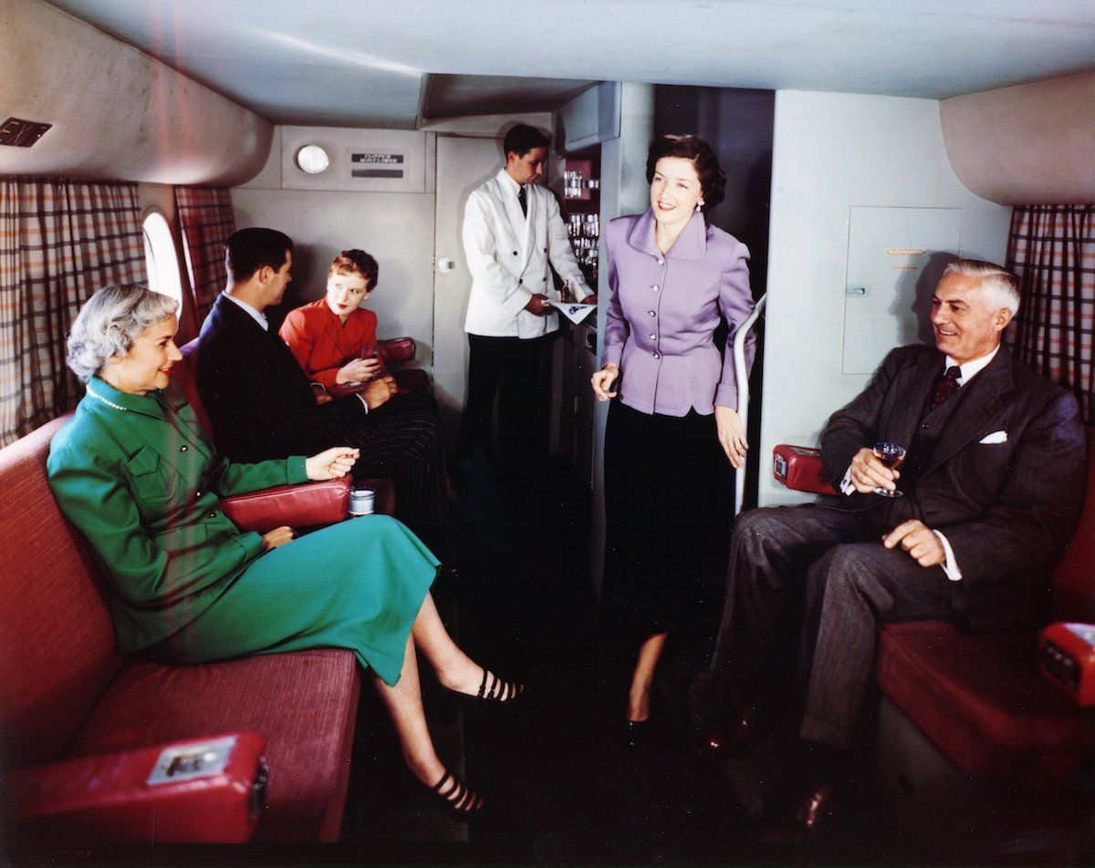 Як виглядали польоти у 50-х роках